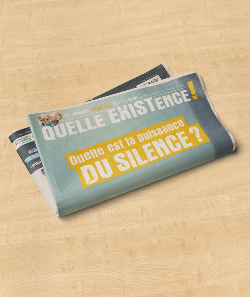 Quelle existence ! - Module "SILENCE" / Journal jeune - Médiaclap édition