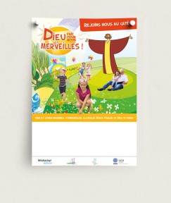 Dieu fait pour nous des merveilles ! / Affiche rentrée KT - A3 - Médiaclap édition