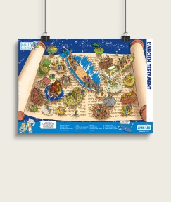 Anne et Léo Explorateurs / Poster "L'Ancien Testament" - Médiaclap édition