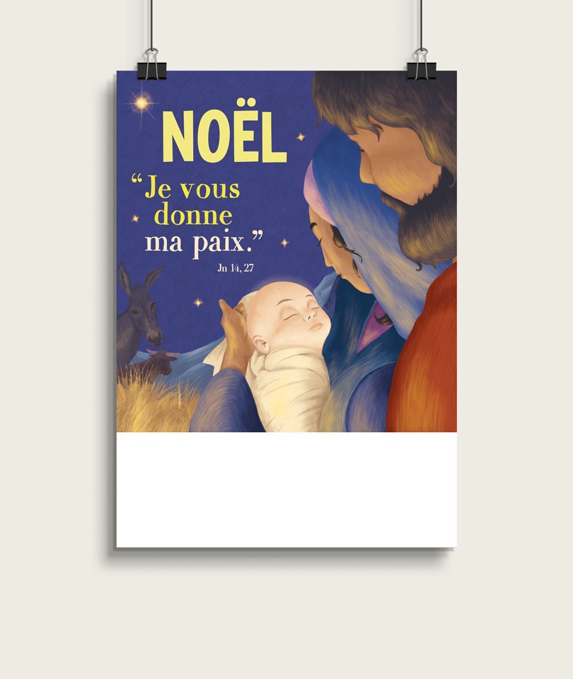 NOËL - Je vous donne ma paix / Affiche A3