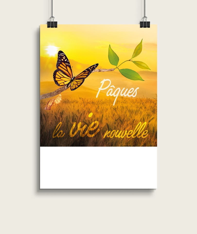 PÂQUES - La vie nouvelle / Affiche A3