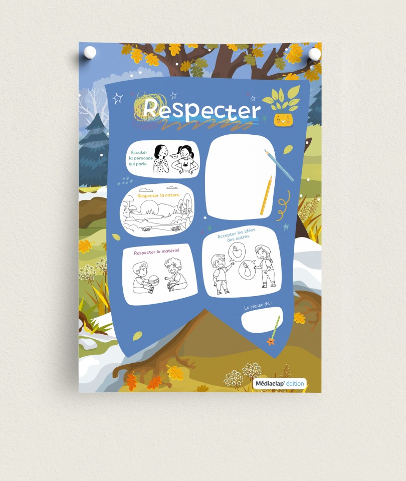 Écolien / Lot de posters Écolien - Vivre ensemble