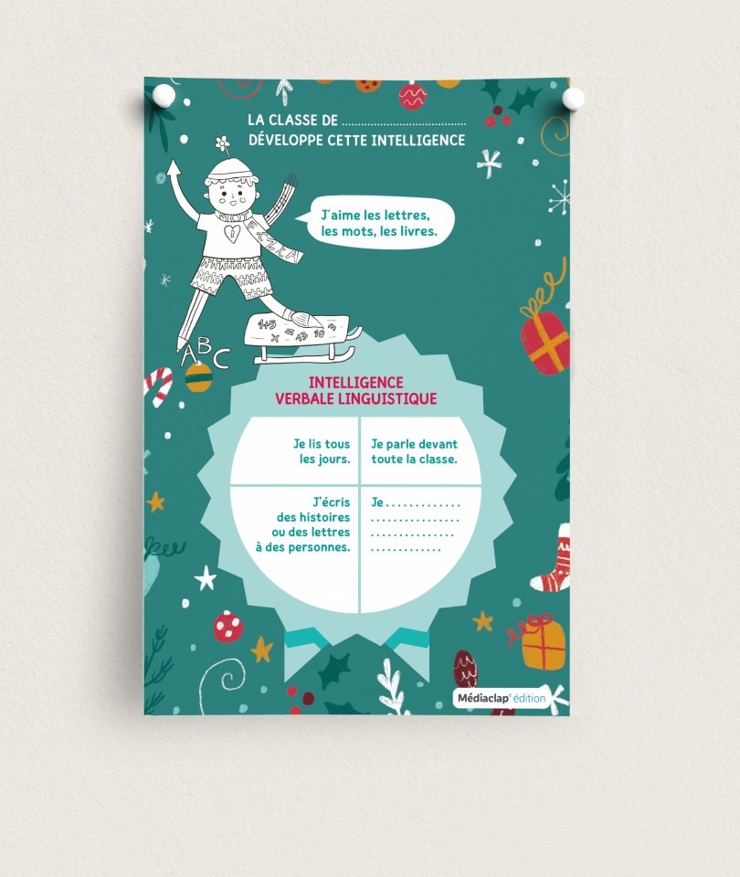 Écolien / Lot de posters Écolien - Intelligences multiples